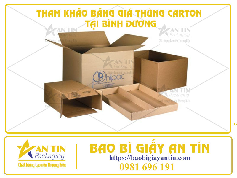 Giải Pháp Đóng Gói Tiết Kiệm - Tham Khảo Bảng Giá Thùng Carton Tại Bình Dương