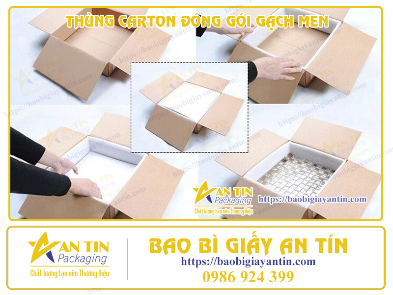 Giảm Rủi Ro Và Bảo Quản Sản Phẩm: Thùng Carton Đóng Gói Gạch Men Hiệu Quả
