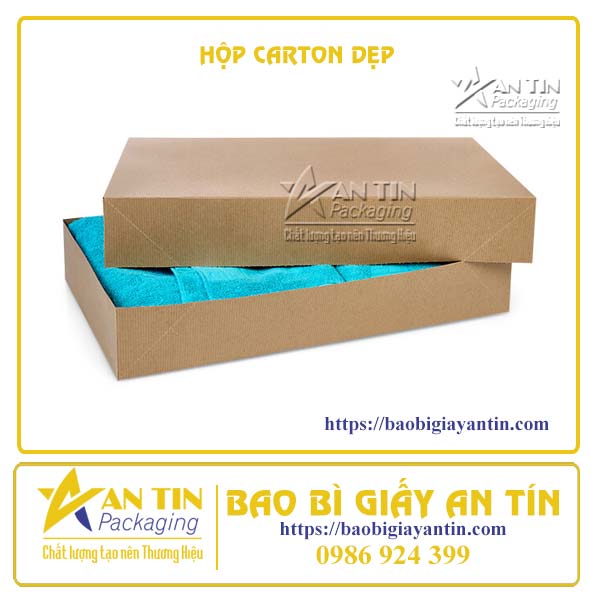 Hộp carton dẹp Hộp carton dẹp