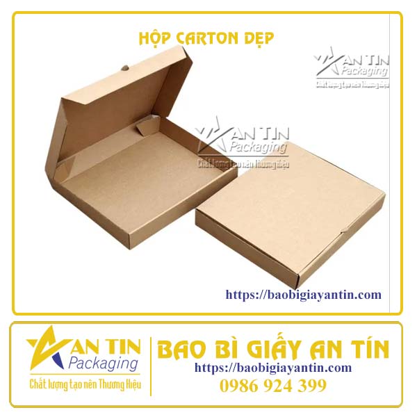 Hộp carton dẹp Hộp carton dẹp