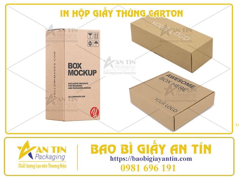 In Hộp Giấy Thùng Carton Chất Lượng Cao Tại Bao Bì An Tín