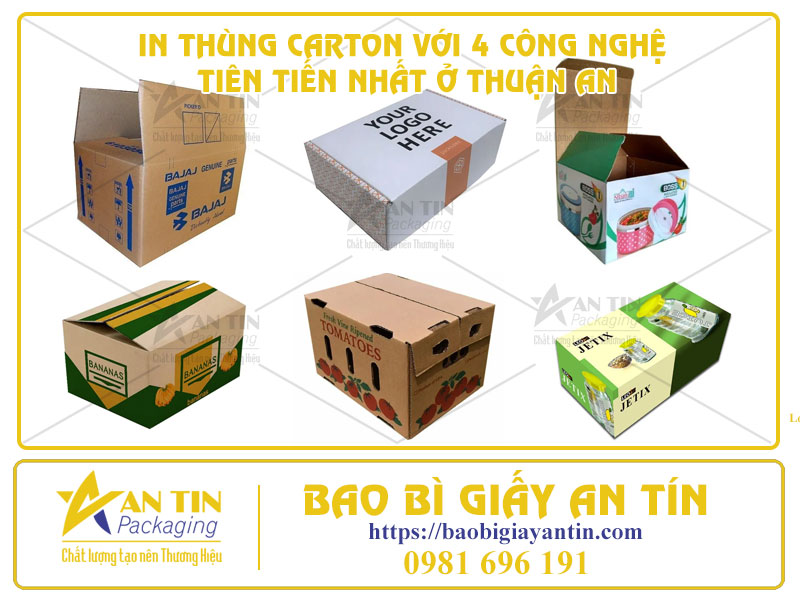 In Thùng Carton Với 4 Công Nghệ Tiên Tiến Nhất Ở Thuận An