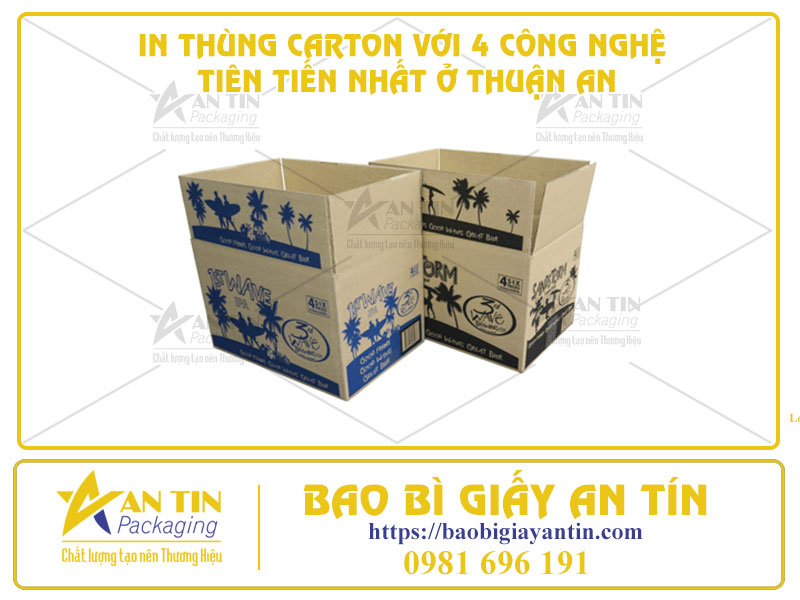 In Thùng Carton Với 4 Công Nghệ Tiên Tiến Nhất Ở Thuận An