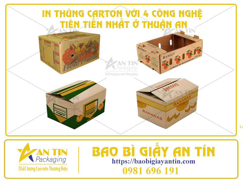 In Thùng Carton Với 4 Công Nghệ Tiên Tiến Nhất Ở Thuận An