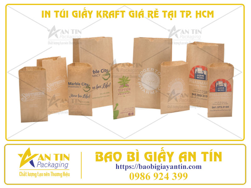 In Túi Giấy Kraft Giá Rẻ Nhưng Không Kém Phần Chất Lượng Tại Hcm