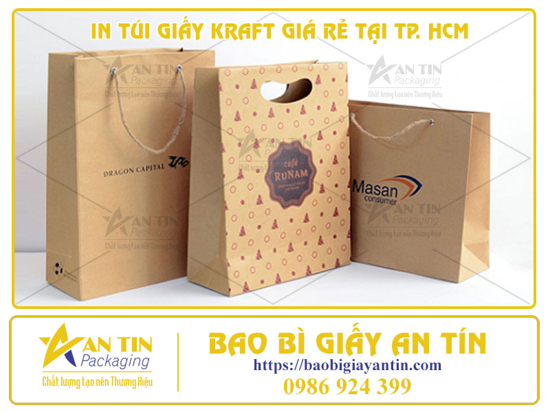 In Túi Giấy Kraft Giá Rẻ Nhưng Không Kém Phần Chất Lượng Tại Hcm