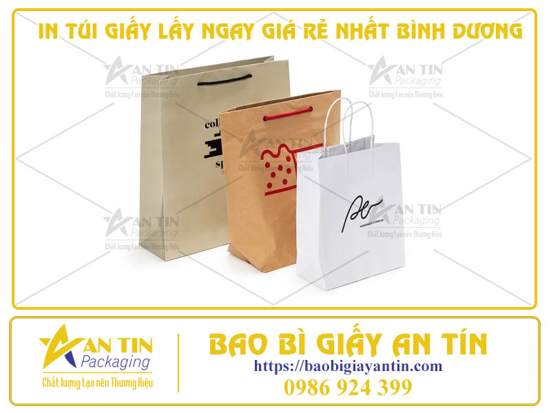 In Túi Giấy Lấy Ngay Giá Rẻ Nhất Bình Dương - Bao Bì An Tín