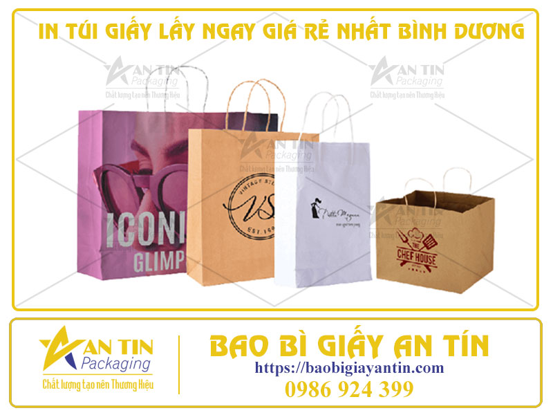 In Túi Giấy Lấy Ngay Giá Rẻ Nhất Bình Dương - Bao Bì An Tín