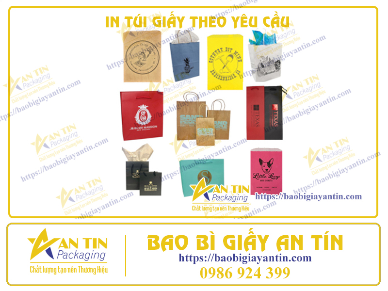 In Túi Giấy Theo Yêu Cầu - Tạo Dấu Ấn Riêng Cho Sản Phẩm Và Thương Hiệu