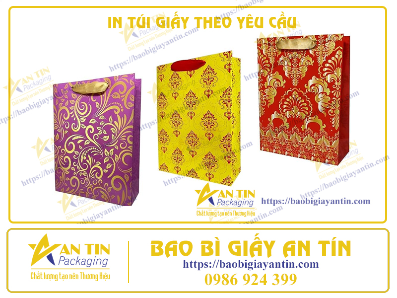 In Túi Giấy Theo Yêu Cầu - Tạo Dấu Ấn Riêng Cho Sản Phẩm Và Thương Hiệu