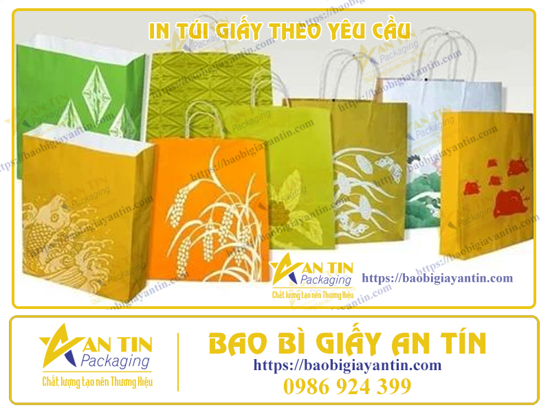 In Túi Giấy Theo Yêu Cầu - Tạo Dấu Ấn Riêng Cho Sản Phẩm Và Thương Hiệu