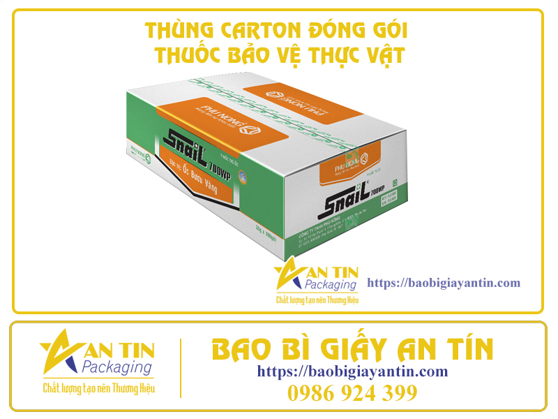 Lựa Chọn Hàng Đầu: Thùng Carton Chuyên Dụng Đóng Gói Thuốc Bảo Vệ Thực Vật