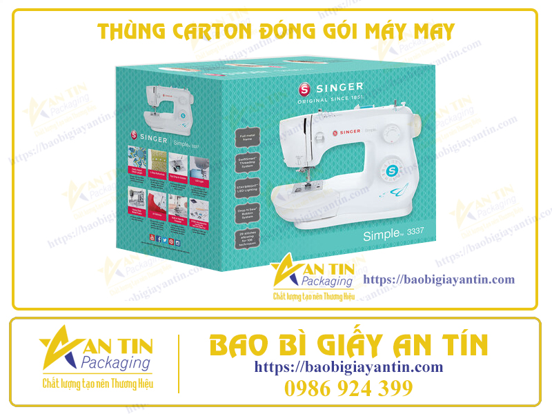 Siêu Tiết Kiệm Chi Phí Với Thùng Carton Đóng Gói Máy May