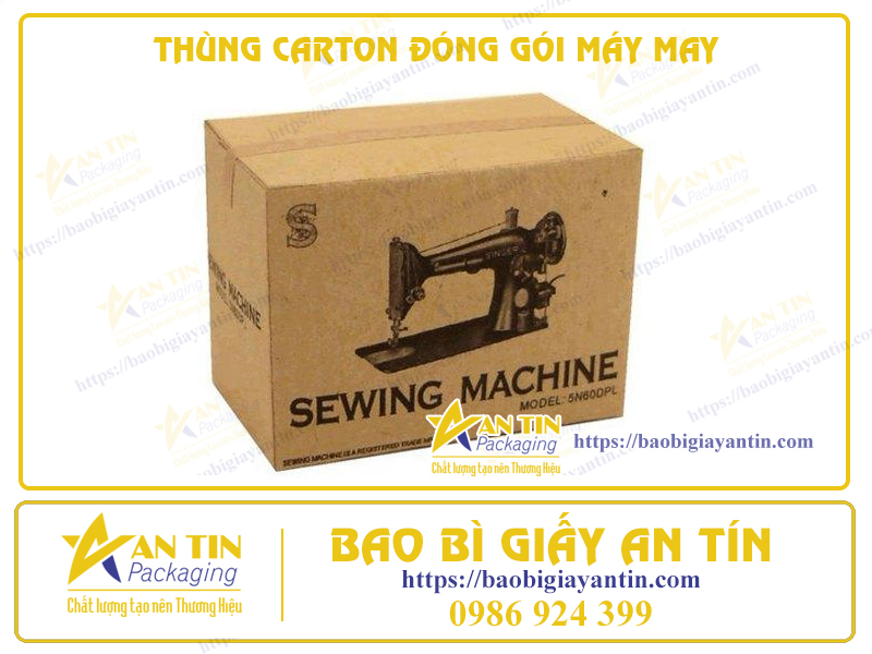 Siêu Tiết Kiệm Chi Phí Với Thùng Carton Đóng Gói Máy May