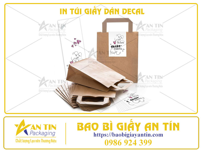 So Sánh Ưu Và Nhược Điểm Giữa In Túi Giấy Dán Decal Và In Túi Giấy Trực Tiếp