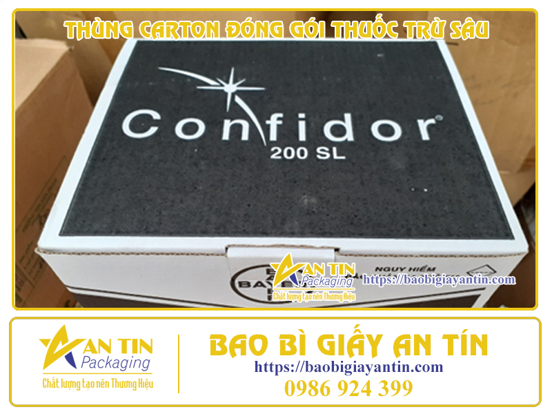 Sự Lựa Chọn Thông Thái: Thùng Carton Ưu Việt Cho Việc Đóng Gói Thuốc Trừ Sâu