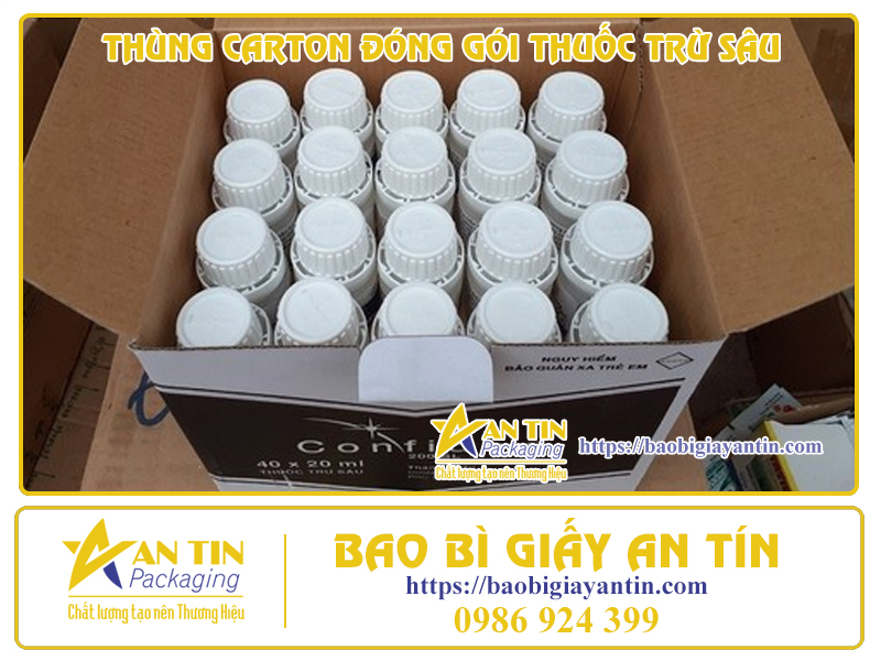 Sự Lựa Chọn Thông Thái: Thùng Carton Ưu Việt Cho Việc Đóng Gói Thuốc Trừ Sâu