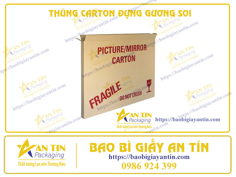 Sự Lựa Chọn Tối Ưu Cho Gương Soi: Thùng Carton An Toàn Và Chuyên Nghiệp