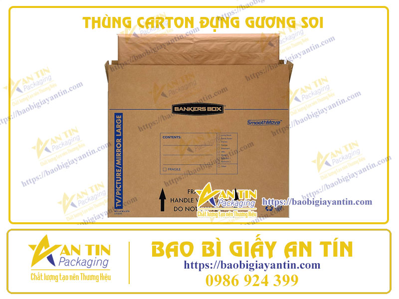 Sự Lựa Chọn Tối Ưu Cho Gương Soi: Thùng Carton An Toàn Và Chuyên Nghiệp