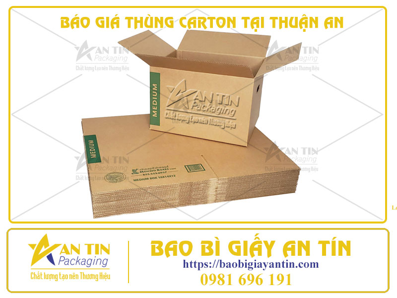 Tham Khảo Báo Giá Thùng Carton Tại Thuận An Giá Rẻ