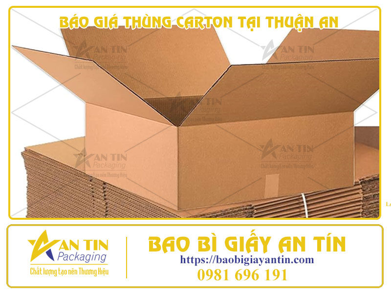 Tham Khảo Báo Giá Thùng Carton Tại Thuận An Giá Rẻ