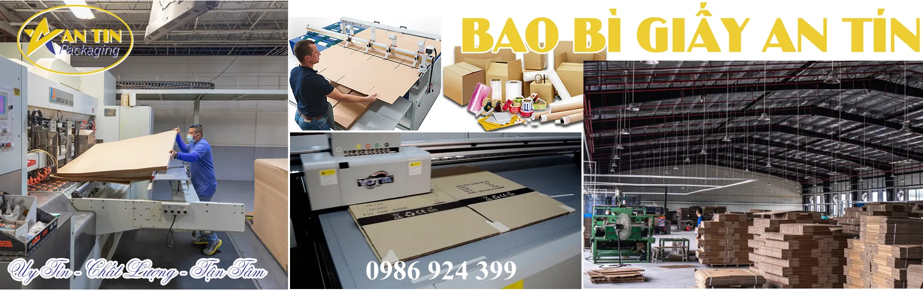 Xưởng sản xuất bao bì giấy An Tín -Bình Dương