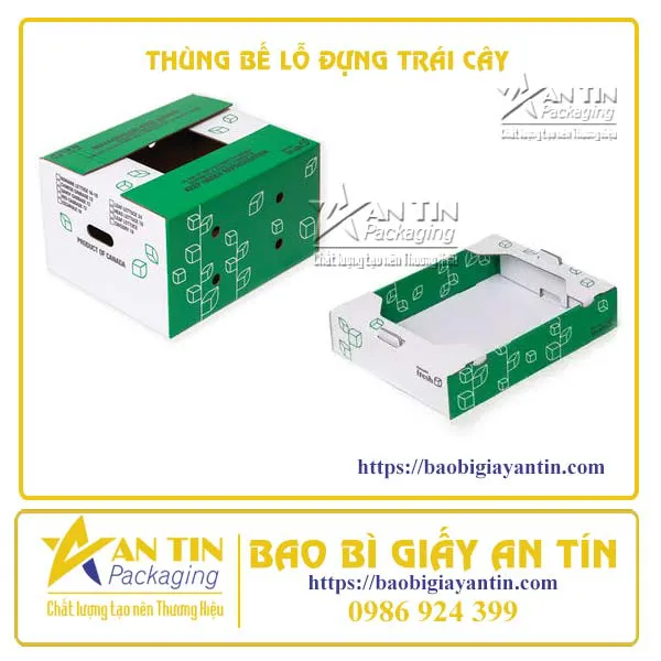 THÙNG BẾ LỖ ĐỰNG TRÁI CÂY