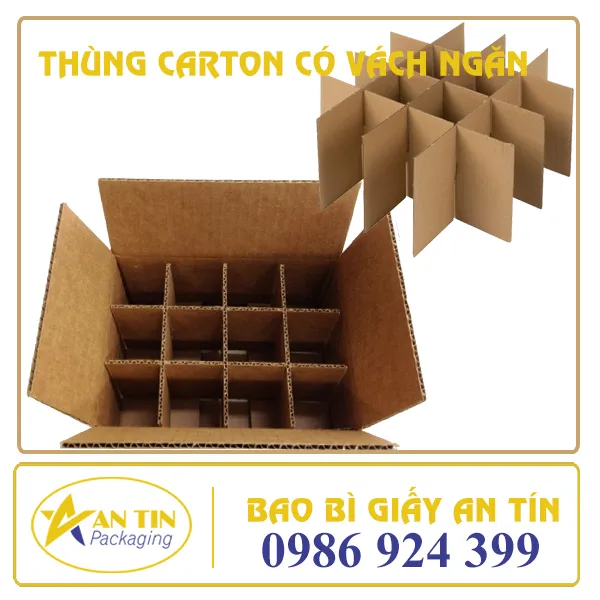 THÙNG CARTON CÓ VÁCH NGĂN