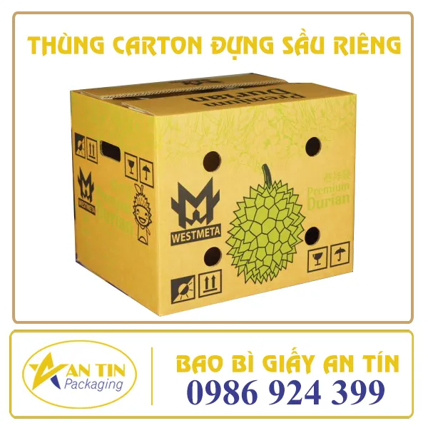 THÙNG CARTON ĐỰNG SẦU RIÊNG