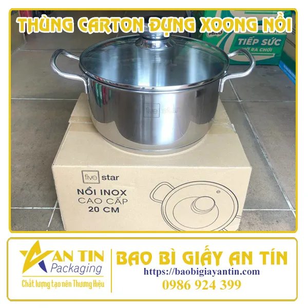 THÙNG CARTON ĐỰNG XOONG NỒI