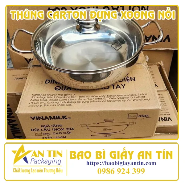 THÙNG CARTON ĐỰNG XOONG NỒI