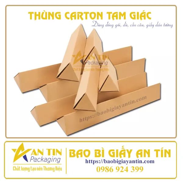 THÙNG CARTON TAM GIÁC