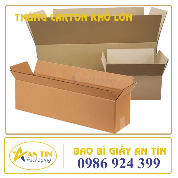 THÙNG  GIẤY CARTON KHỔ LỚN