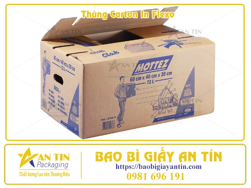 In Flexo Thùng Carton Công Nghệ In Quốc Dân Cho Sản Xuất Bao Bì Số Lượng Lớn