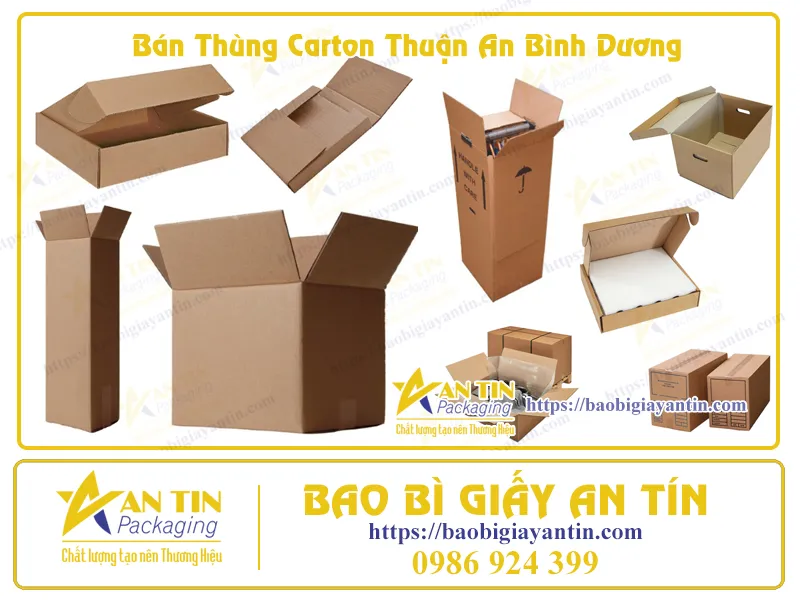 Bán Thùng Carton Thuận An Bình Dương - An Tín Packaging Sự Lựa Chọn Đẳng Cấp Cho Bao Bì Đóng Gói