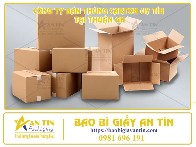 DẤU HIỆU NHẬN BIẾT CÔNG TY BÁN THÙNG CARTON UY TÍN TẠI THUẬN AN