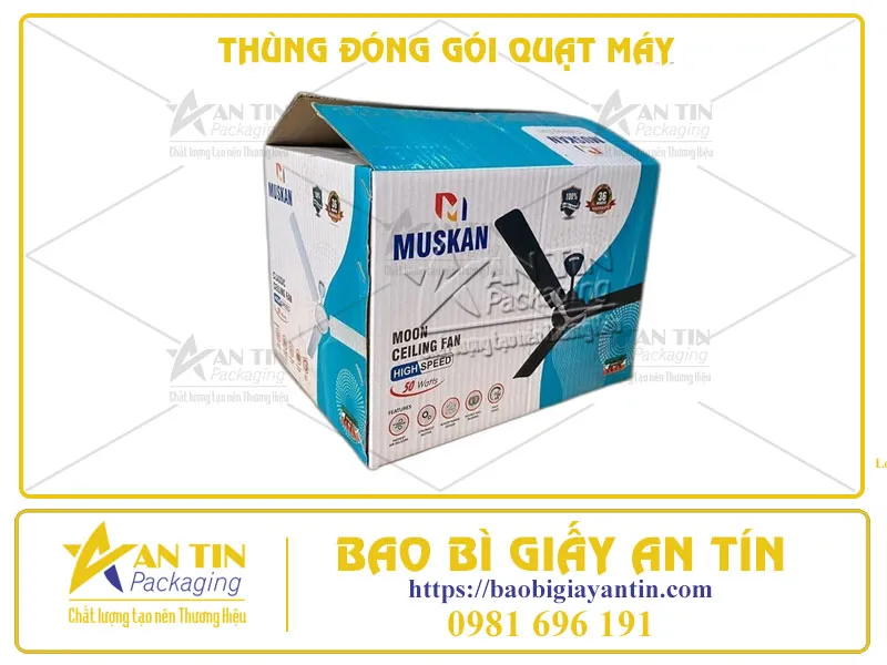 DỊCH VỤ SẢN XUẤT VÀ IN ẤN THÙNG ĐÓNG GÓI QUẠT MÁY - UY TÍN VÀ CHẤT LƯỢNG