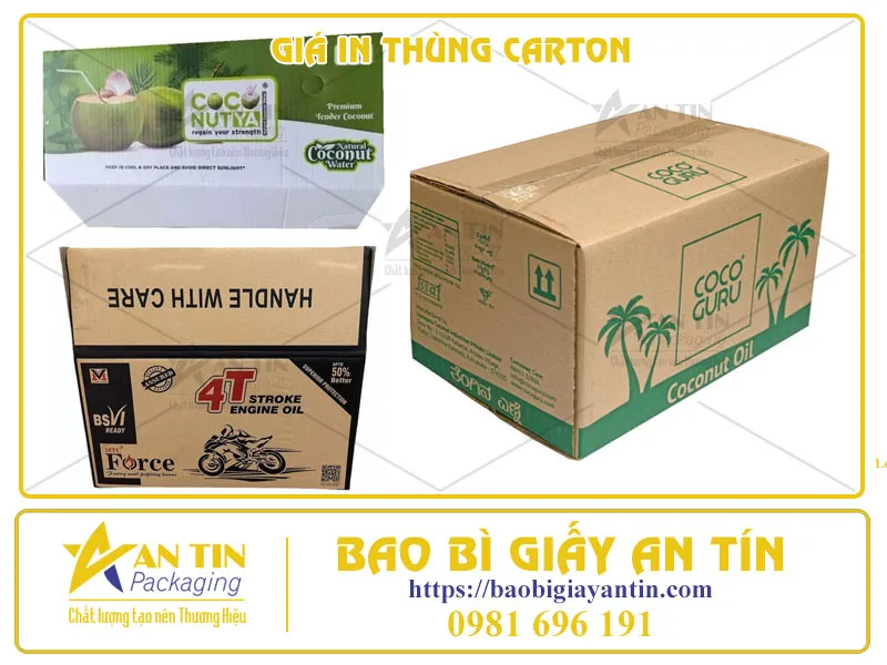 In Thùng Carton Theo Yêu Cầu - Giá Cả Phải Chăng, Chất Lượng Tuyệt Vời