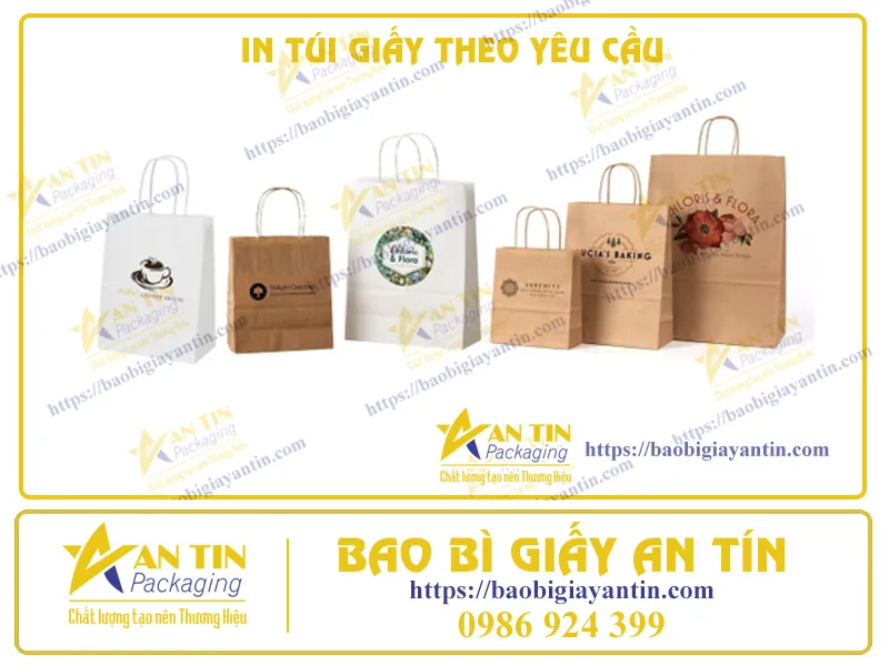 IN TÚI GIẤY THEO YÊU CẦU - TẠO DẤU ẤN RIÊNG CHO SẢN PHẨM VÀ THƯƠNG HIỆU