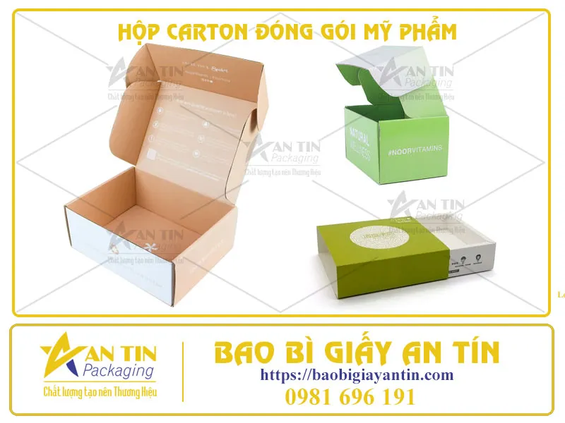 Làm Sao Để Chọn Hộp Carton Đóng Gói Mỹ Phẩm Phù Hợp?