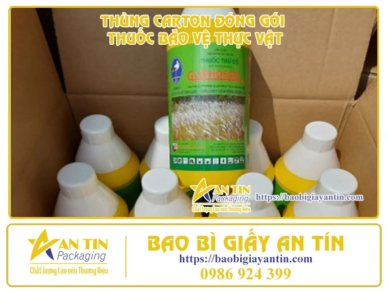 LỰA CHỌN HÀNG ĐẦU: THÙNG CARTON CHUYÊN DỤNG ĐÓNG GÓI THUỐC BẢO VỆ THỰC VẬT