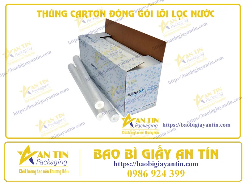 SẠCH SẼ VÀ AN TOÀN: THÙNG CARTON ĐÓNG GÓI LÕI LỌC NƯỚC CHẤT LƯỢNG TỐT NHẤT