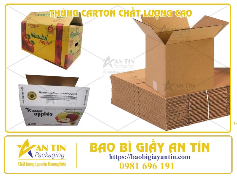 Thùng Carton Chất Lượng Cao, Giá Tốt  Giải Pháp Đóng Gói Thông Minh