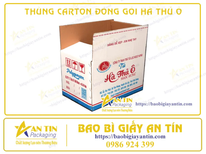 THÙNG CARTON CHUYÊN DỤNG ĐÓNG GÓI HÀ THỦ Ô: TIỆN LỢI VÀ AN TOÀN TRONG VẬN CHUYỂN