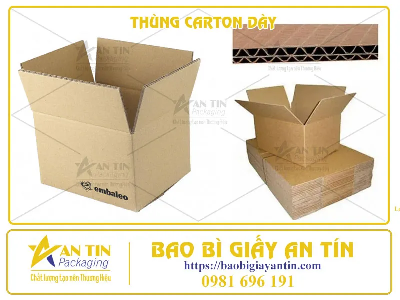 Thùng Carton Dày Giải Pháp Hoàn Hảo Cho Việc Bảo Vệ Hàng Hóa Khỏi Va Đập Và Hư Hỏng