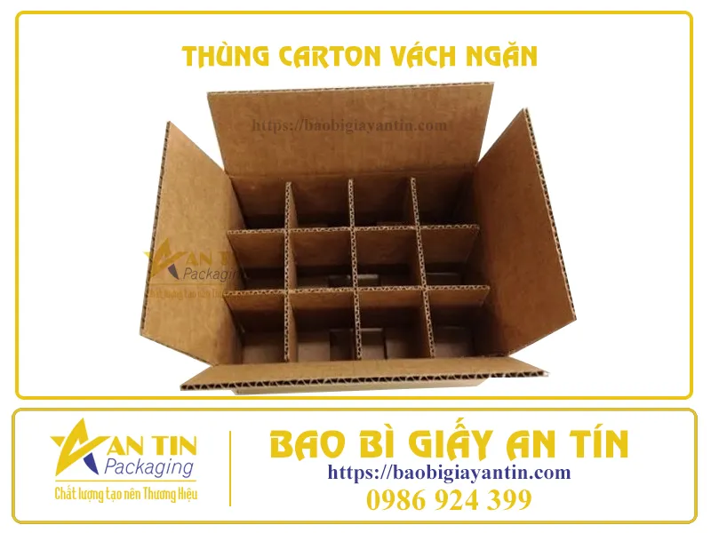 THÙNG VÁCH NGĂN LÀ GÌ? CẤU TẠO THÙNG CARTON VÁCH NGĂN