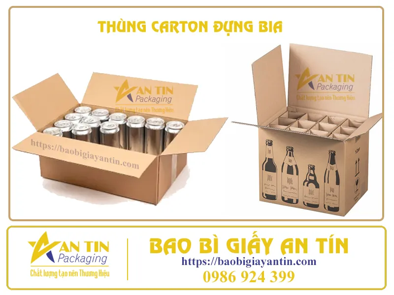 THÙNG CARTON ĐỰNG BIA