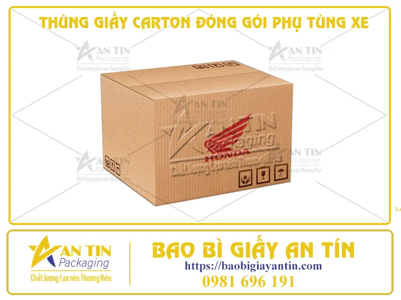 THÙNG GIẤY CARTON CHUYÊN NGHIỆP ĐÓNG GÓI PHỤ TÙNG XE