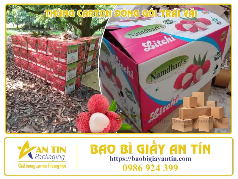 KHÁM PHÁ SỰ TIỆN ÍCH VƯỢT TRỘI CỦA THÙNG CARTON ĐÓNG GÓI TRÁI VẢI: BẢO VỆ VÀ GIỮ TƯƠI NGON SẢN PHẨM CỦA BẠN