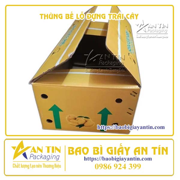 Thùng bế lỗ đựng trái cây Thùng bế lỗ đựng trái cây